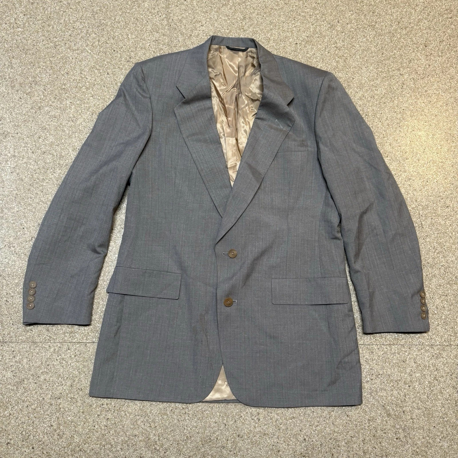 VTG Christian Dior Monsieur Mens Gray Cream Silk Jacket, Sports Coat Sz M | eBay | eBay US