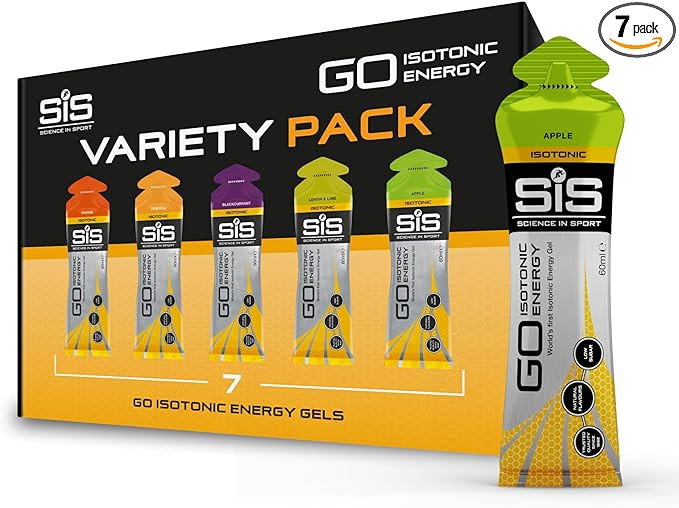 Science In Sport GO Isotonic Energy Gels, Running Gels with 22g Carbohydrates, Low Sugar, Variety... | Amazon (UK)