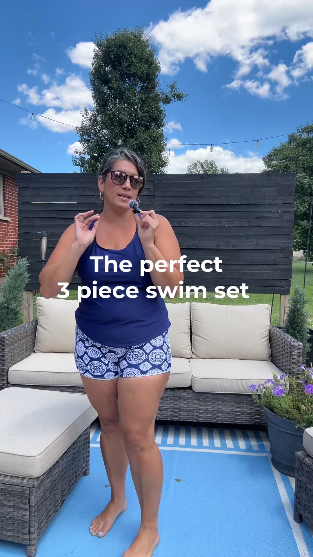 Comment shop for details. These 3 piece swim sets are perfect for all the summer things.

#LTKSwim #LTKMidsize #LTKPetite