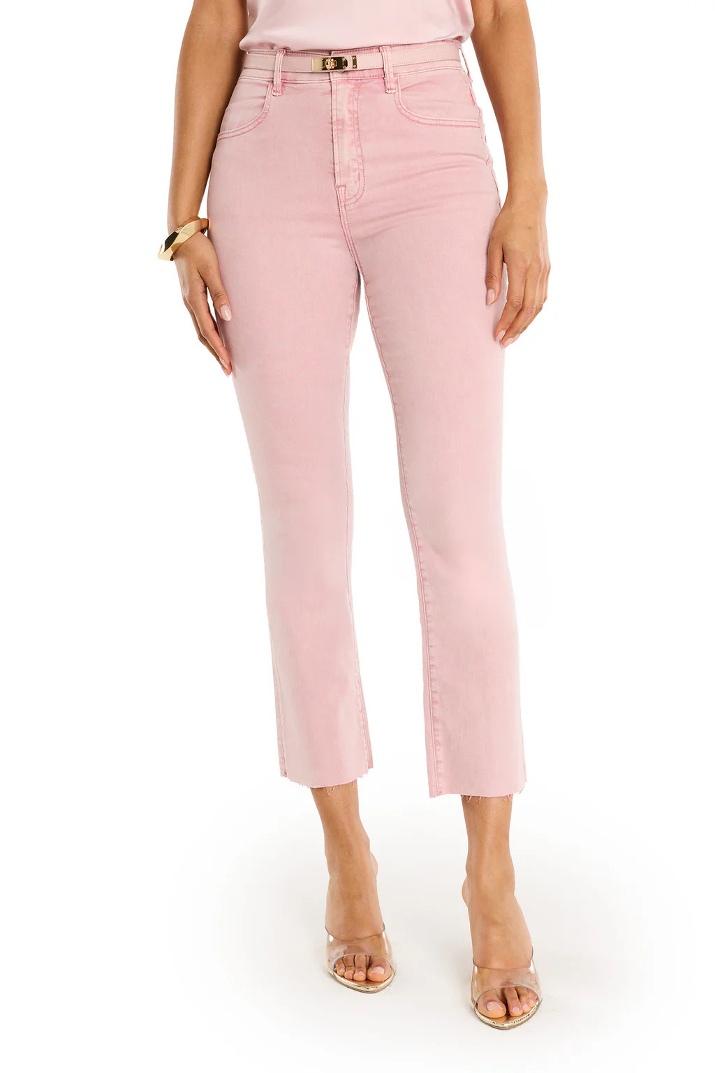 Nicolette Cropped Jean - Blush | The Noli Shop