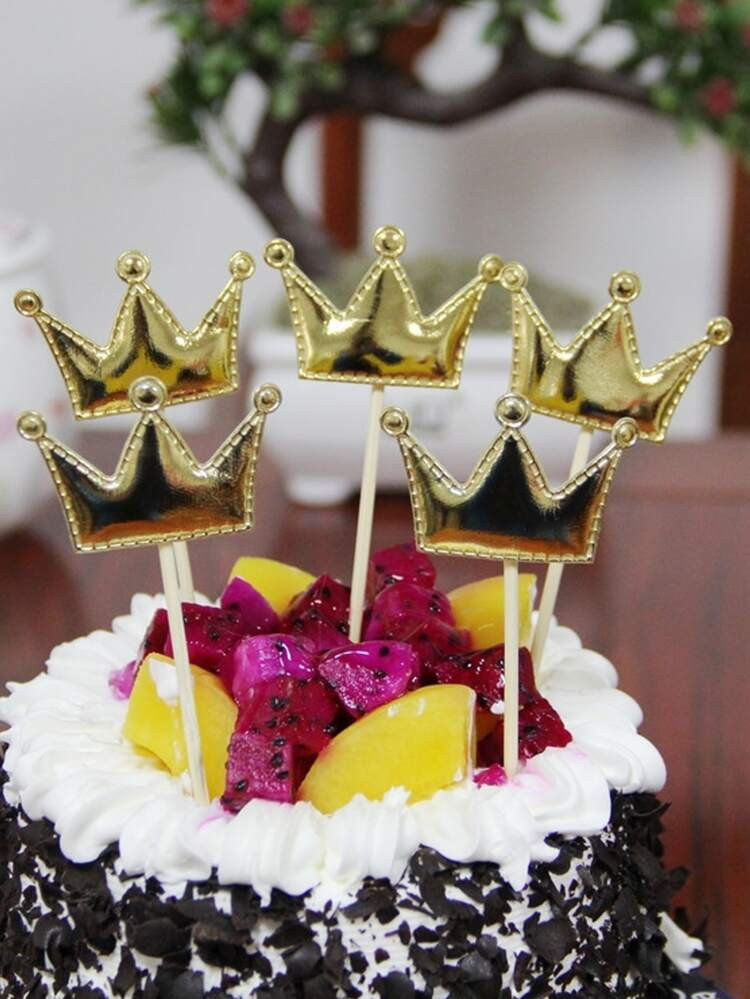 20pcs Crown Cake Topper | SHEIN