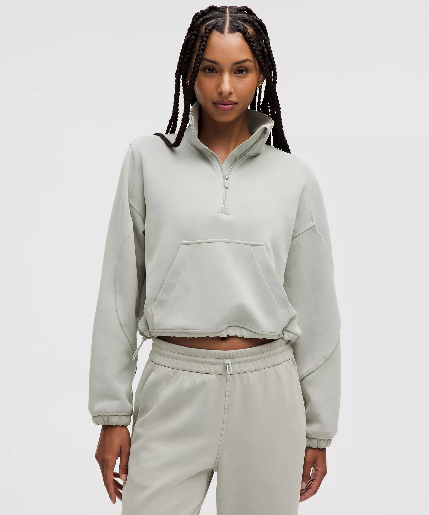 Brushed Softstreme Half Zip | Women's Hoodies & Sweatshirts | lululemon | Lululemon (US)