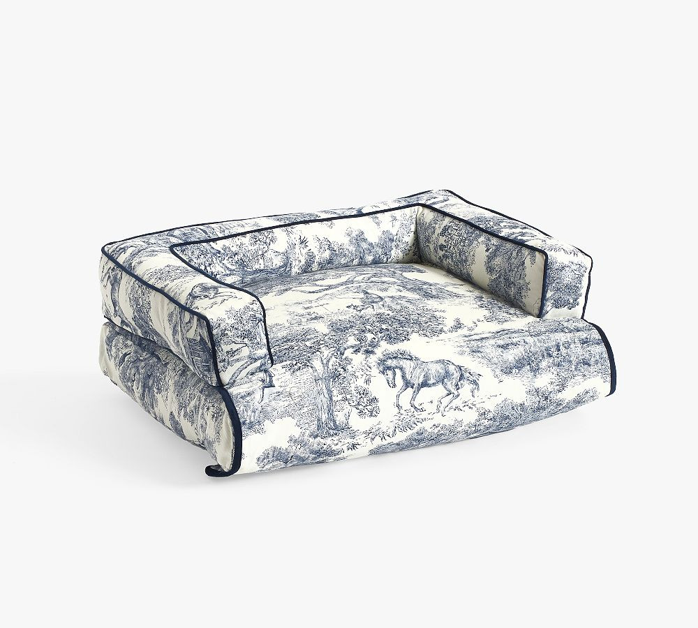 Brandon Maxwell Groveland Toile 3-in-1 Pet Bed | Pottery Barn (US)