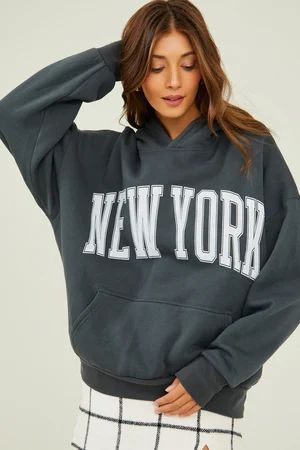 New York Oversized Hoodie | Altar'd State