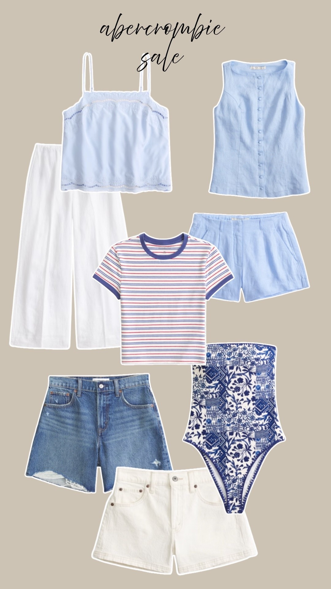 Abercrombie summer outfits on sale with code AFLTK! Ends tomorrow!

#LTKxAbercrombie