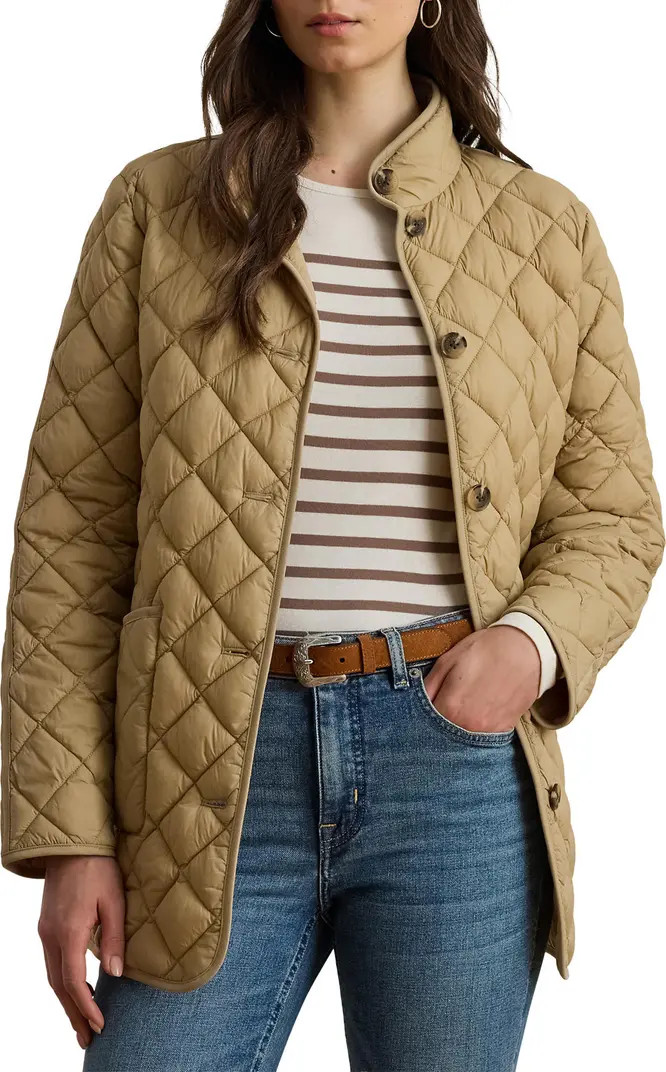 Lauren Ralph Lauren Diamond Quilted Puffer Jacket | Nordstrom | Nordstrom