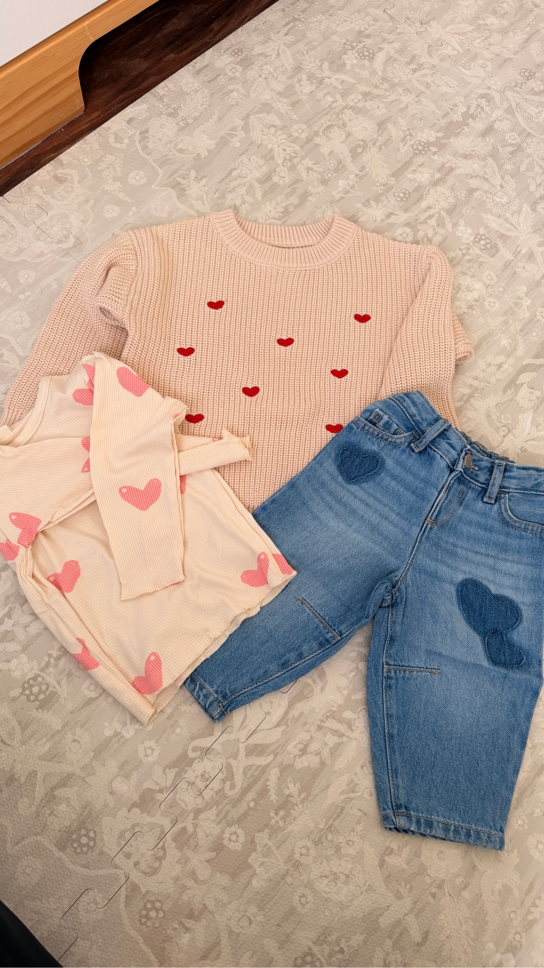 Little girls Valentine’s Day outfit idea | budget friendly | preschool friendly 

#LTKKids #LTKBaby