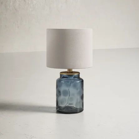 Birch Lane™ Ashburn 16" Blue/Silver Table Lamp | Birch Lane | Wayfair North America
