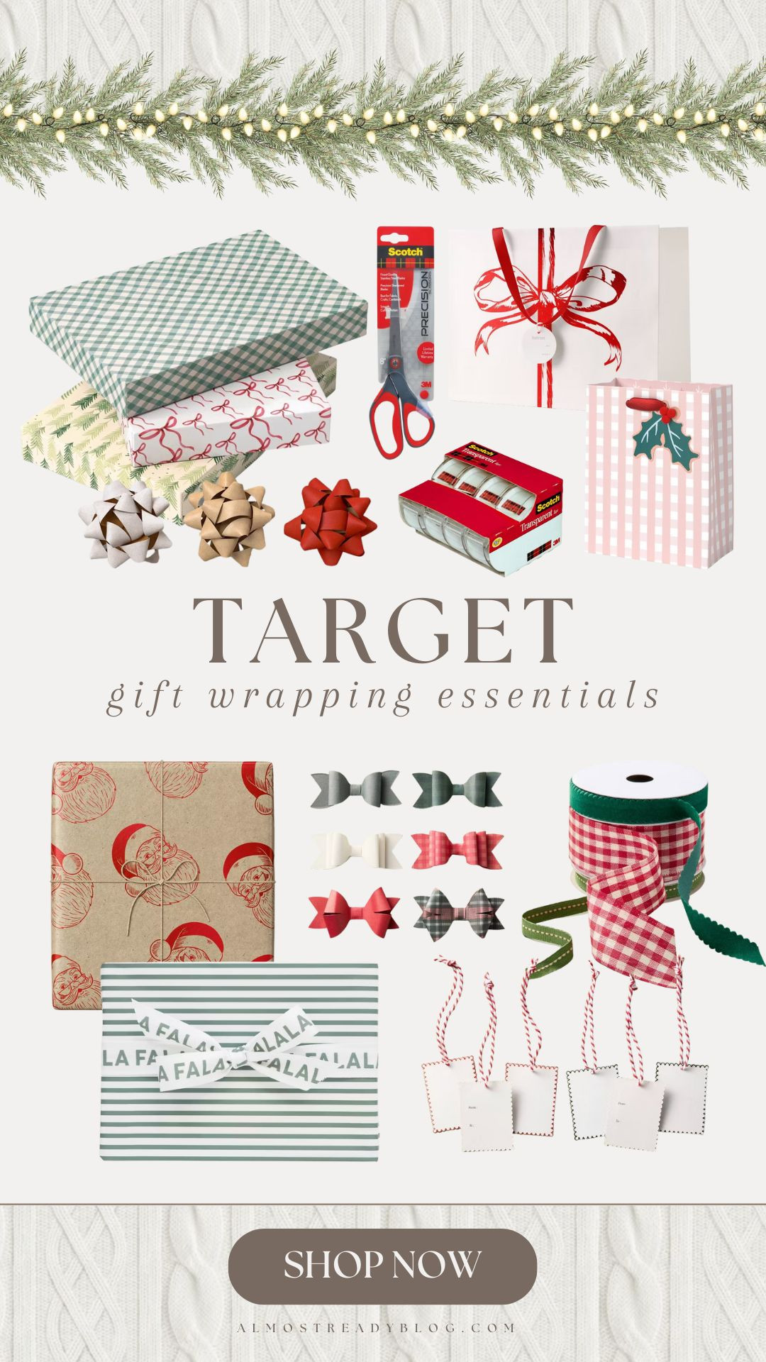 Gift Wrapping Essentials from Target!! 🤍

seasonal, holiday finds, target holiday, christmas gift, gifts for her, gifts for him, wrapping paper, gift bag, finds under 50, amanda west 

 #LTKHoliday #LTKSeasonal #LTKFindsUnder50