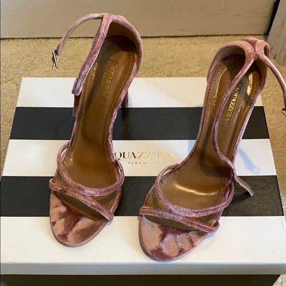 Aquazzura heel Sandal size 6 | Poshmark