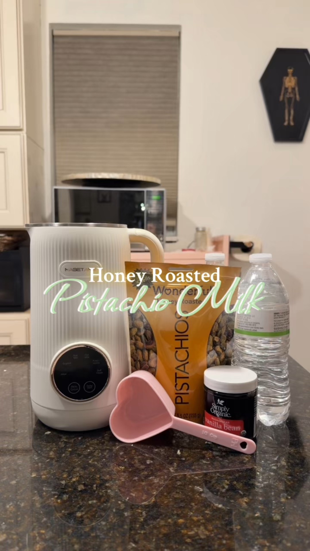 First time trying honey roasted pistachios for my homemade pistachio milk 🥛
I’ll be honest, they have more of an  artificial, sweeter flavor than I usually go for… but I’m still fully locked into my pistachio milk era.

Making my own milk at home has completely changed the game. No preservatives, no fillers, no mystery ingredients — just pistachios, filtered water, and full control over sweetness & texture.

blend, strain (or don’t), self-clean, @
& done!

Homemade > store-bought every time.


#homemade #pistachiomilk #nutmilkmaker #homemadenutmilk #dairyfree #plantbased #pistachios #cleaningredients #coffeelover #espressoathome #icedlatte #kitchenfinds #ASMR

#LTKfoodie #LTKHome #LTKmorningroutine