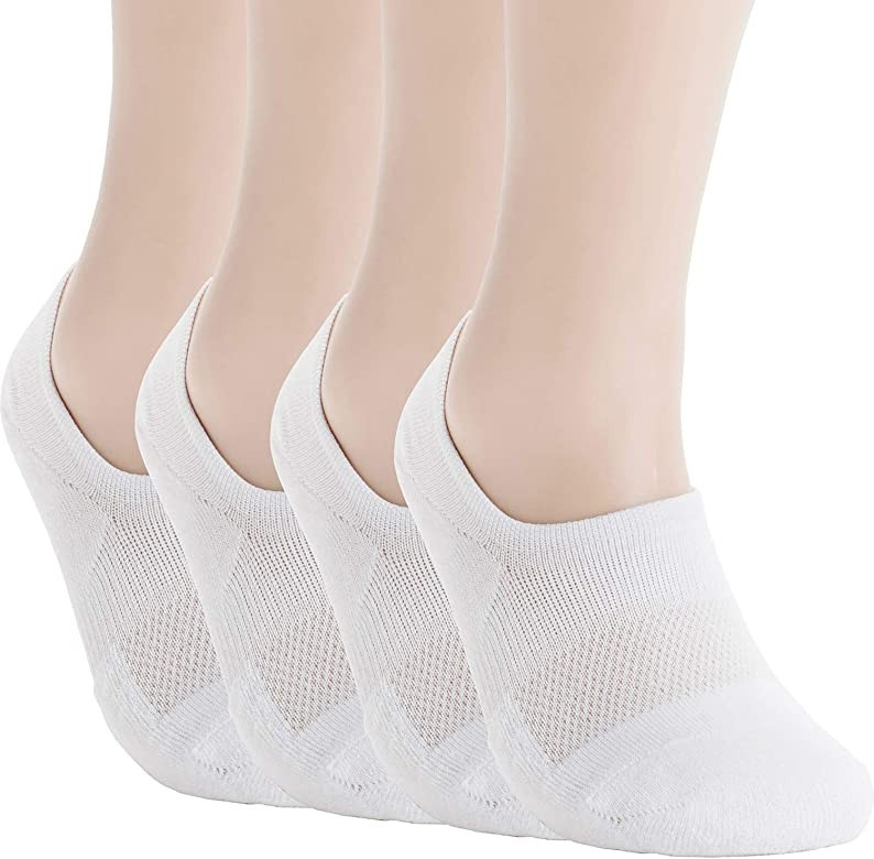 Amazon Cotton Cushion Footies Liner S M L XL | Amazon (US)