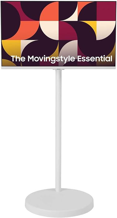 Samsung The Movingstyle Essential 32" 4K UHD Smart Monitor with Adjustable Rolling Stand, Smart T... | Amazon (US)