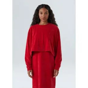 Casaco cropped plush osklen feminino Casaco cropped plush - vermelho | OffPremium (BR)