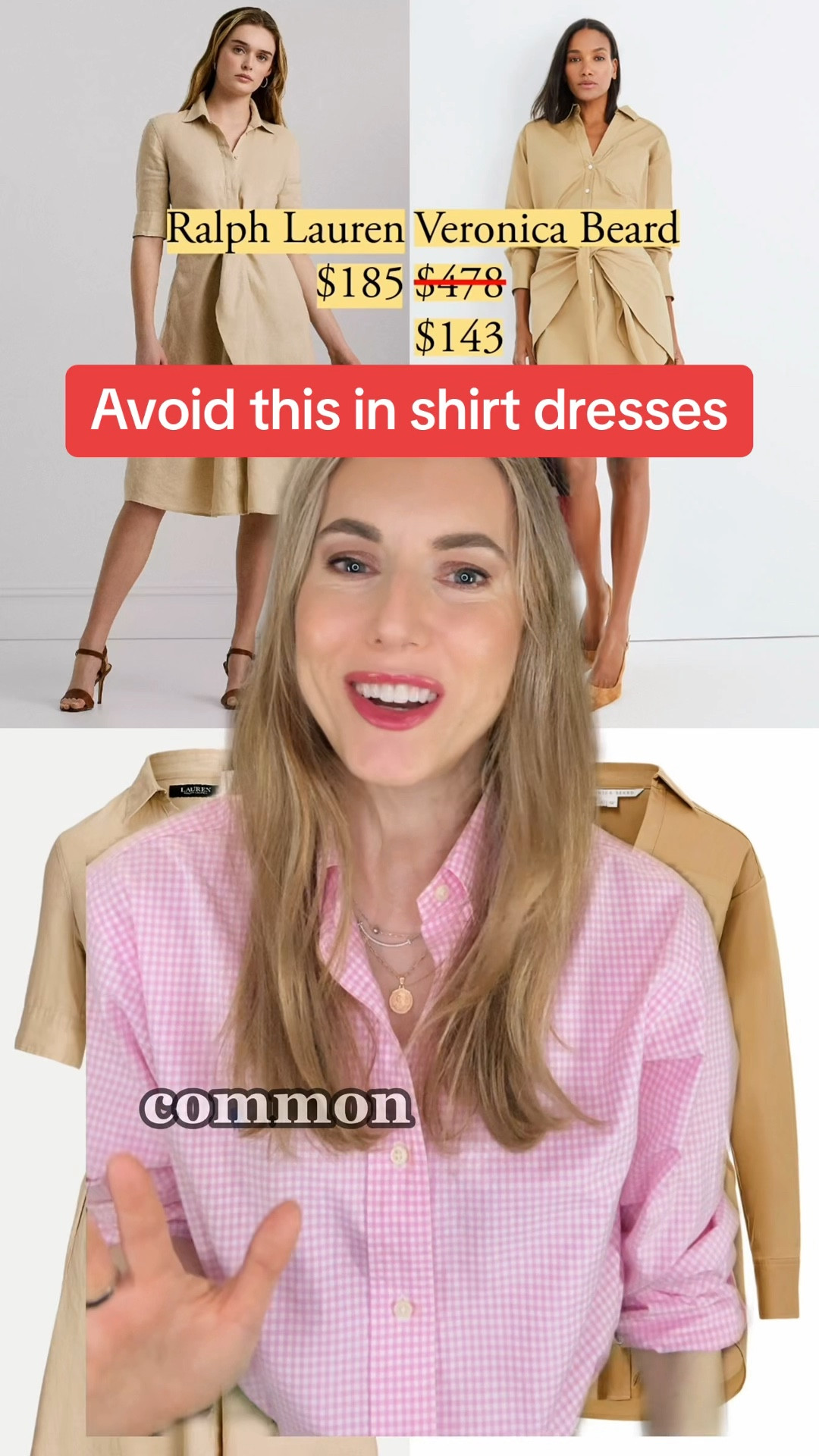 Note: if you get the JCrew Capitaine dress, you may need to stitch the sleeve cuffs up. I’d just add a few tack stitches hidden inside the cuff; no need to go all the way around. 

JOHNNY COLLAR
* Think polo shirt but on a V-neck
* Usually knit
* Casual to smart-casual with a sporty vibe
* Evolved from golf clothes

DRESS SHIRT COLLAR
* Button down shirts
* Usually woven in cotton, linen, and silk
* Casual (denim) but usually more business-y or even formal in menswear
* Evolved from the detachable collars of the 19th century

It doesn’t have to cost more to look better. Dresses that have this issue aren’t more or less expensive to produce than dresses that have better designs.

For me, a better design is one that incorporates function, occasion, and history. It reflects social context. It has layers of cultural meaning.

Trend opportunism is the opposite of what I value in fashion.

I don’t begrudge trends. They reflect the time, and they usher in progress. They’re a way for us to communicate what we believe about the current moment. In that, they’re very valuable social shorthand.

They also re-jigger status with each cycle, and it’s heathy, I believe, to have status mobility.

These dresses only reflect the most desperate aspect of the trend cycle. They’re not introducing a new way to wear a shirt dress, either with its functionality or context. You’d wear these dresses to the same occasions you’d wear “correct” dresses.

Really the only reason for this design element is the trend cycle. How depressing.

#LTKStyleTip #LTKVideo #LTKFindsUnder100