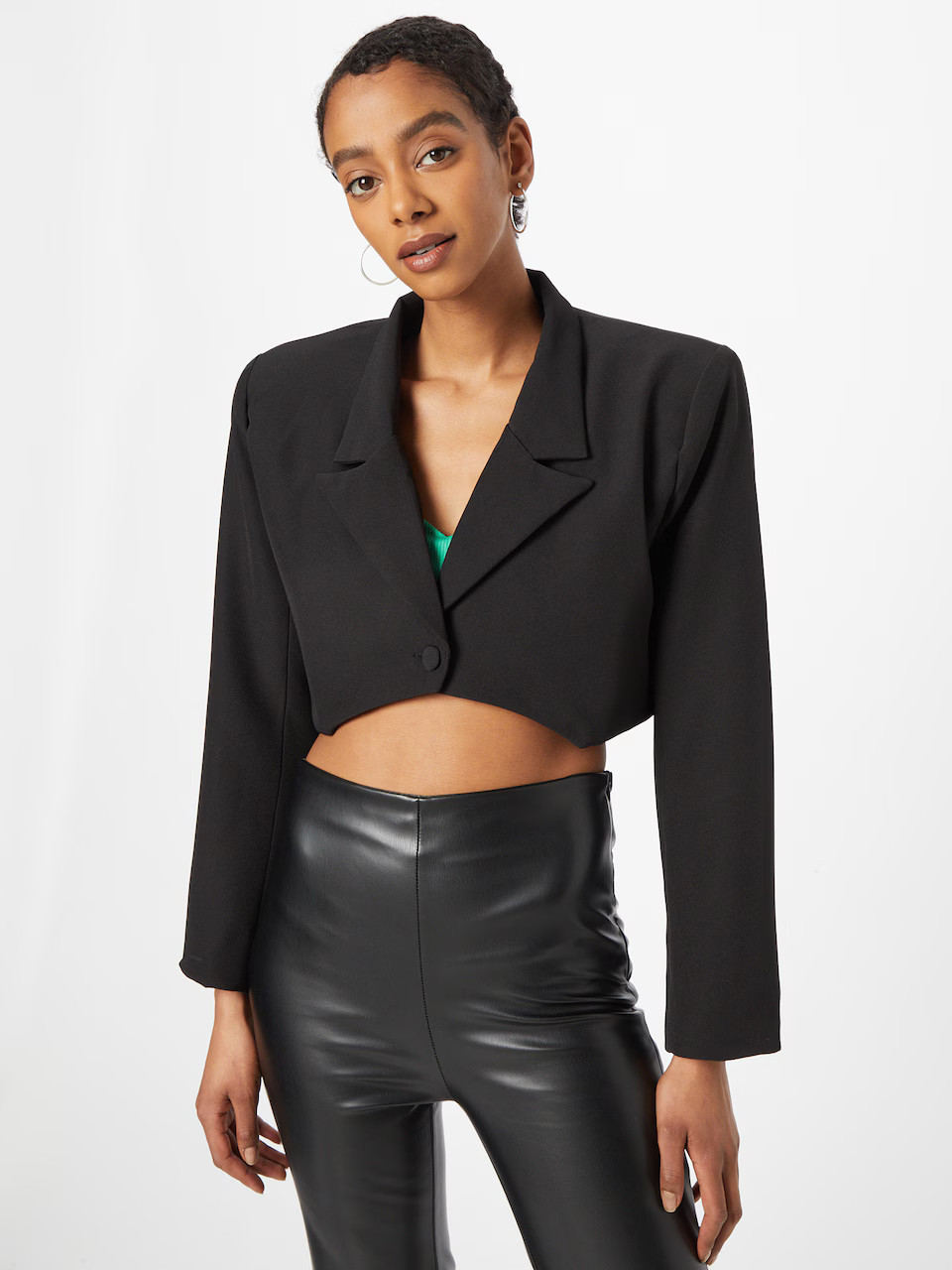 Nasty Gal Blazer 'Power Through' in Schwarz | ABOUT YOU | ABOUT YOU (DE)