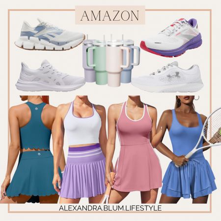Blue athletic dresses and tennis dresses! Sports dress! Amazon finds! Casual short dress! Perfect travel outfit! Pickle ball outfit! Tennis dresss

#LTKmidsize #LTKfindsunder50 #LTKSeasonal