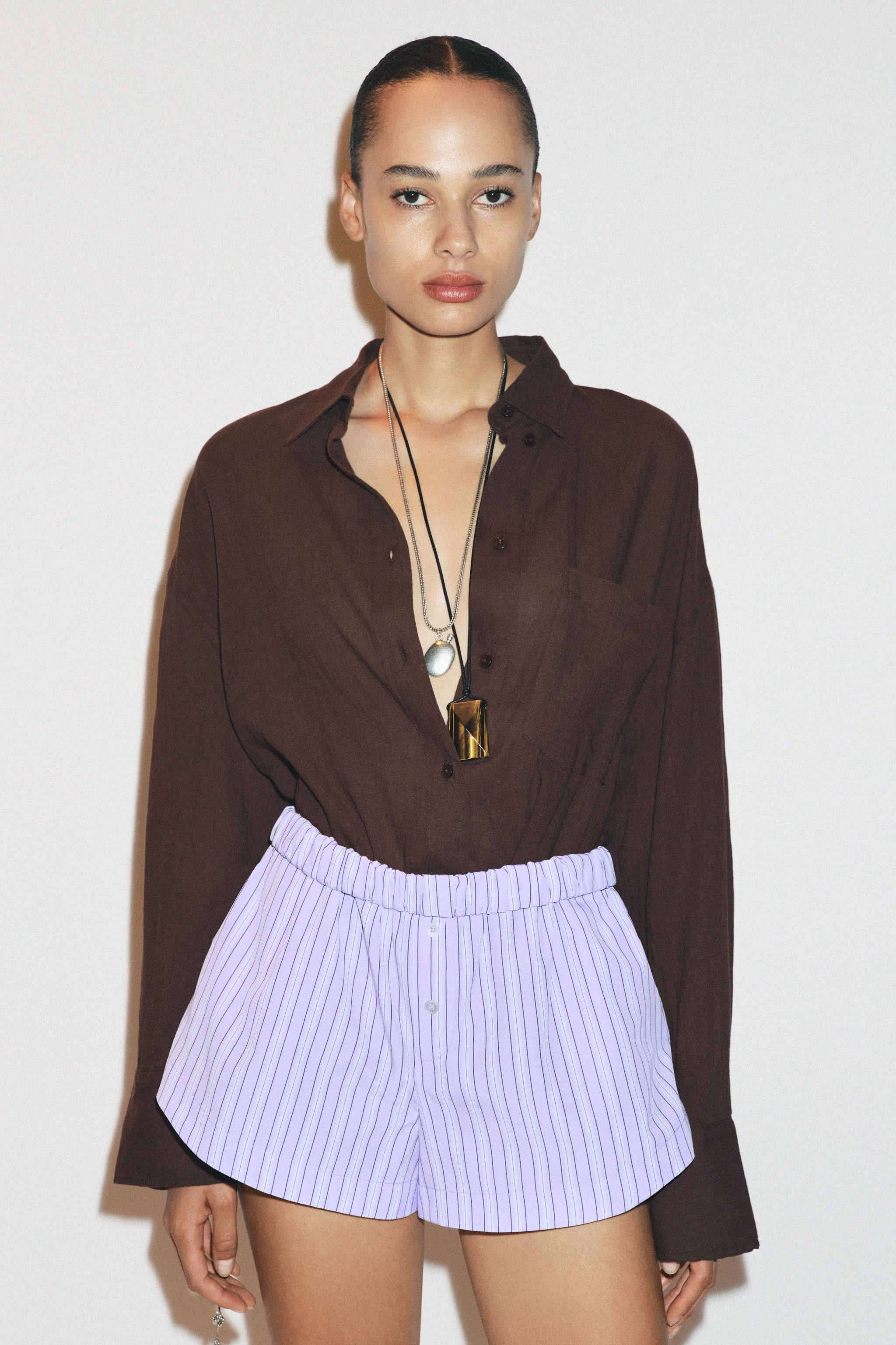 OVERSIZED GAUZE SHIRT | Zara US