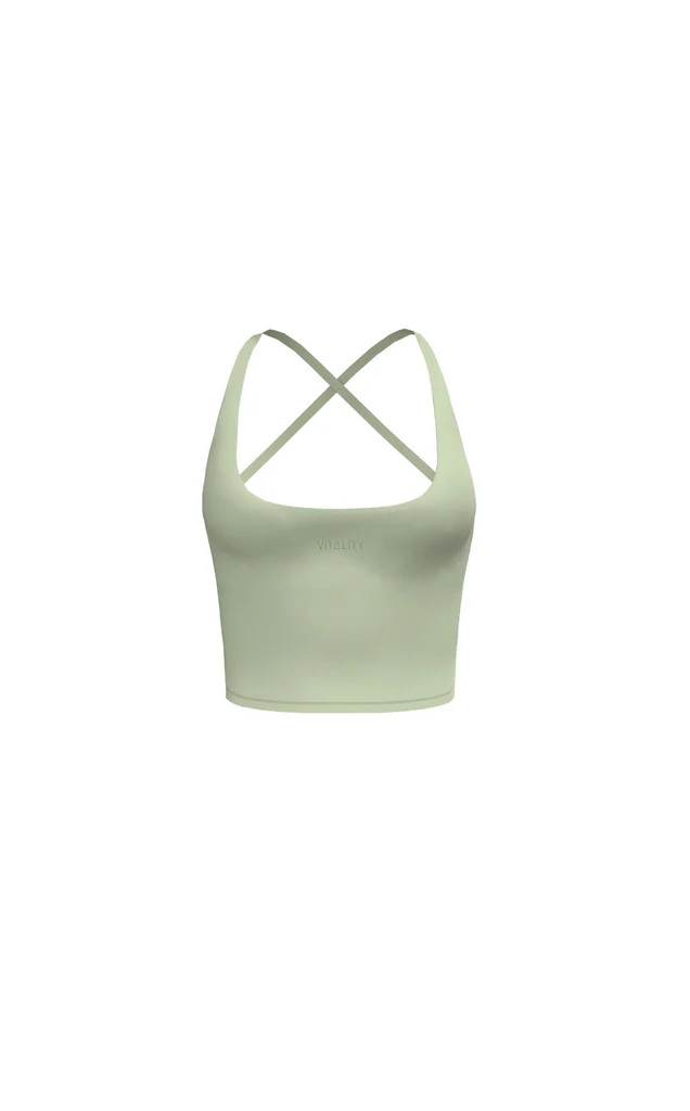 Cloud II™ Lace Up Tank - Sage | Vitality