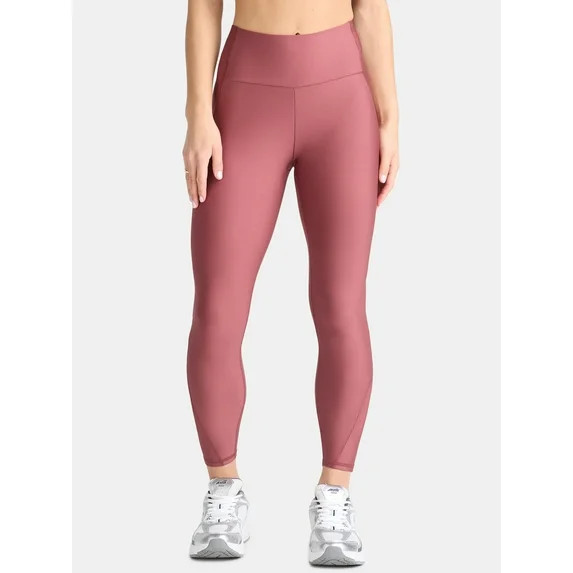 Avia Women’s High Rise Shine Leggings, Sizes XS-XXL | Walmart (US)