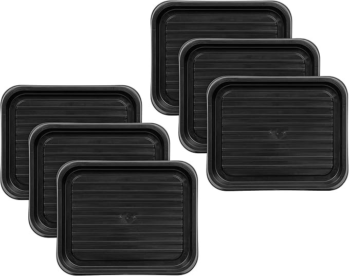 IRIS USA, Inc. 596978 Sht-S Shoe Tray, Small, Black , Pack of 6 | Amazon (US)