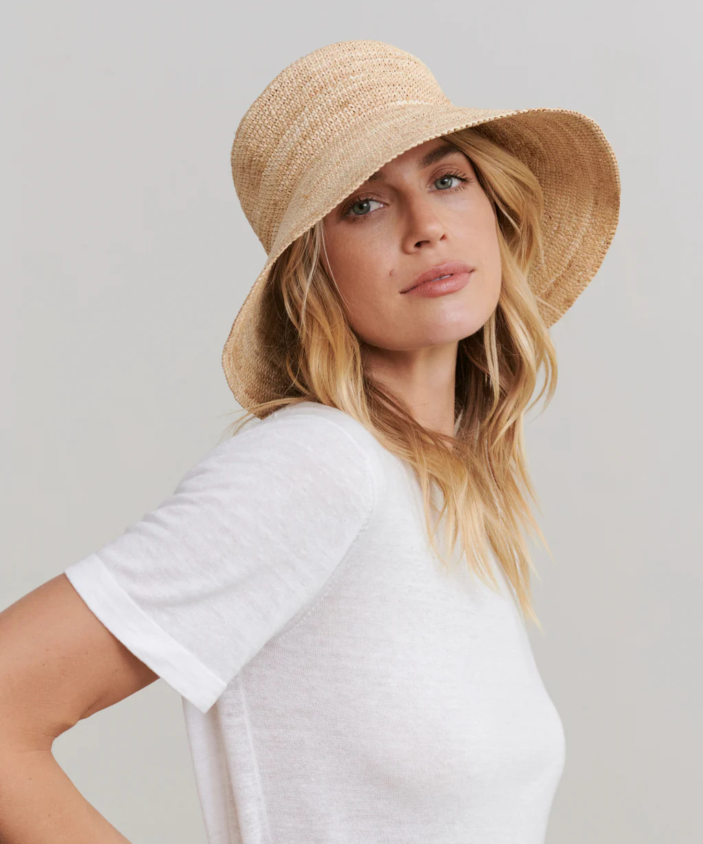 Crochet Raffia Sun Hat | Jenni Kayne