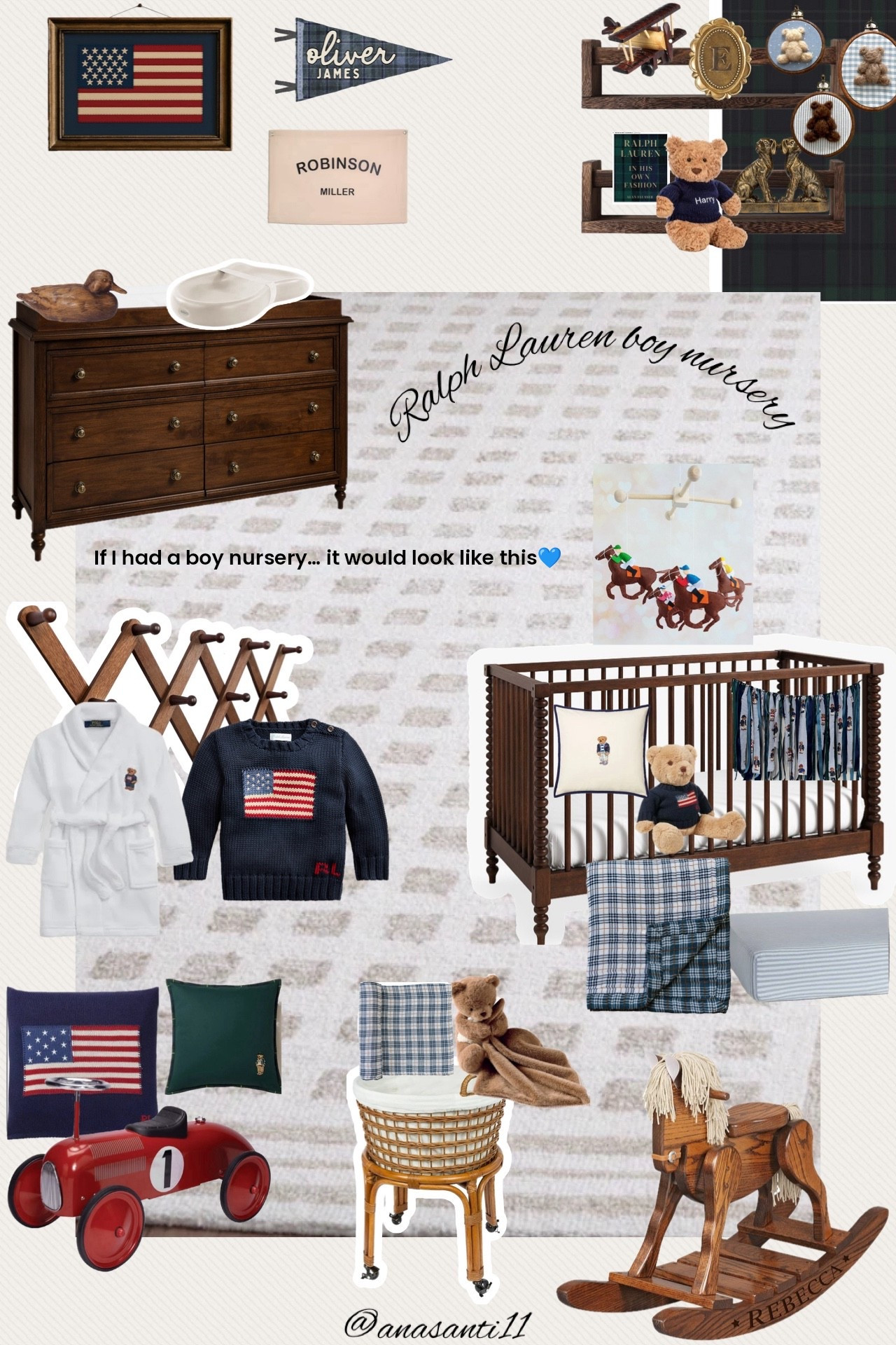 Ralph Lauren–inspired nursery for a baby boy 🩵 Timeless, classic, and cozy—every detail designed with love ✨


#BoyNursery #RalphLaurenBaby #NurseryInspo #ClassicStyle #BabyRoomGoals #NurseryDecor #RalphLauren #BabyBoy #TimelessNursery #CozyNursery #DreamyBabyRoom#LTKStyleTip #LTKFindsUnder50

#LTKHome #LTKBaby