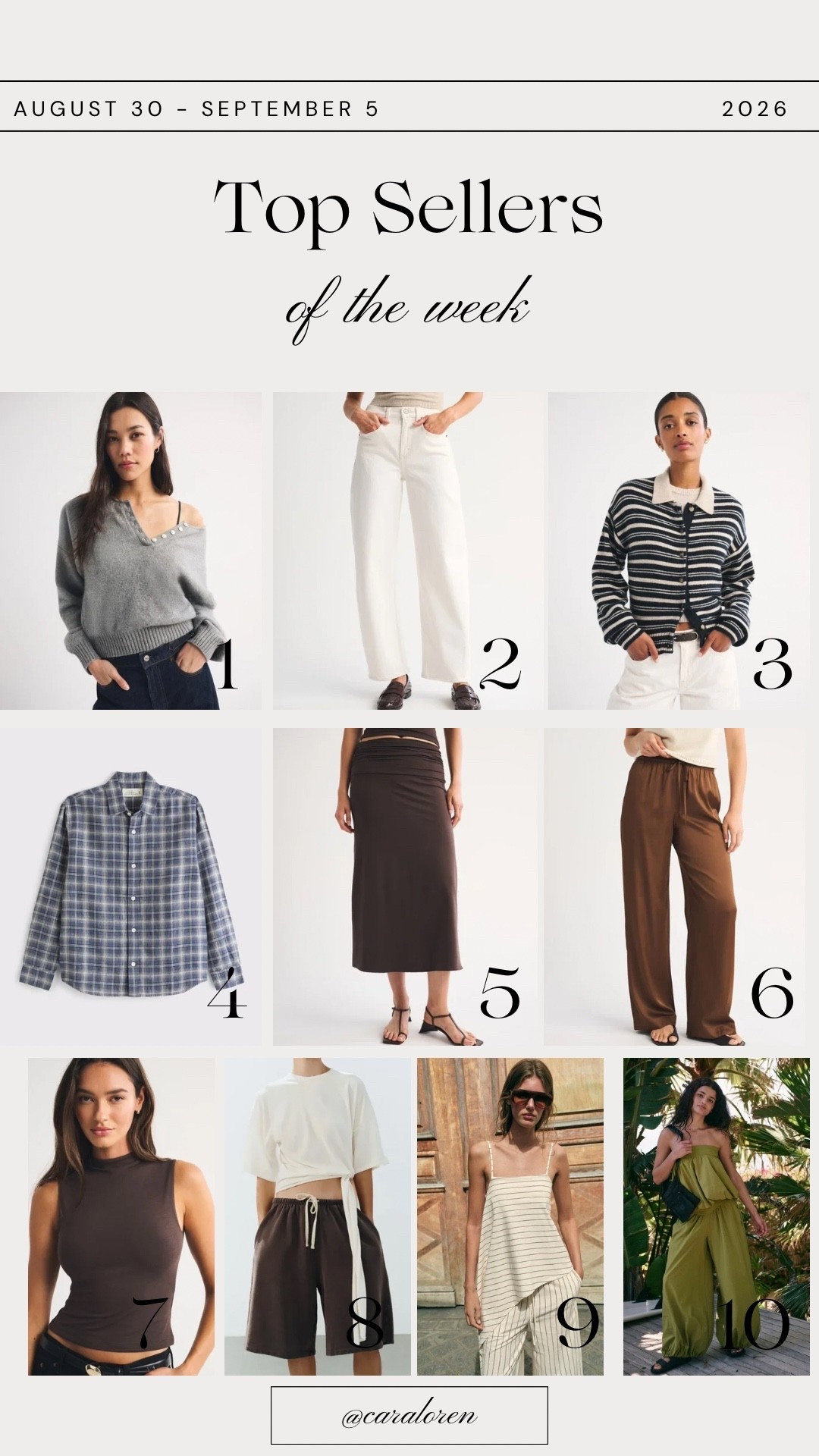 Last week’s best sellers!

#LTKPetite #LTKootd #LTKSaleAlert