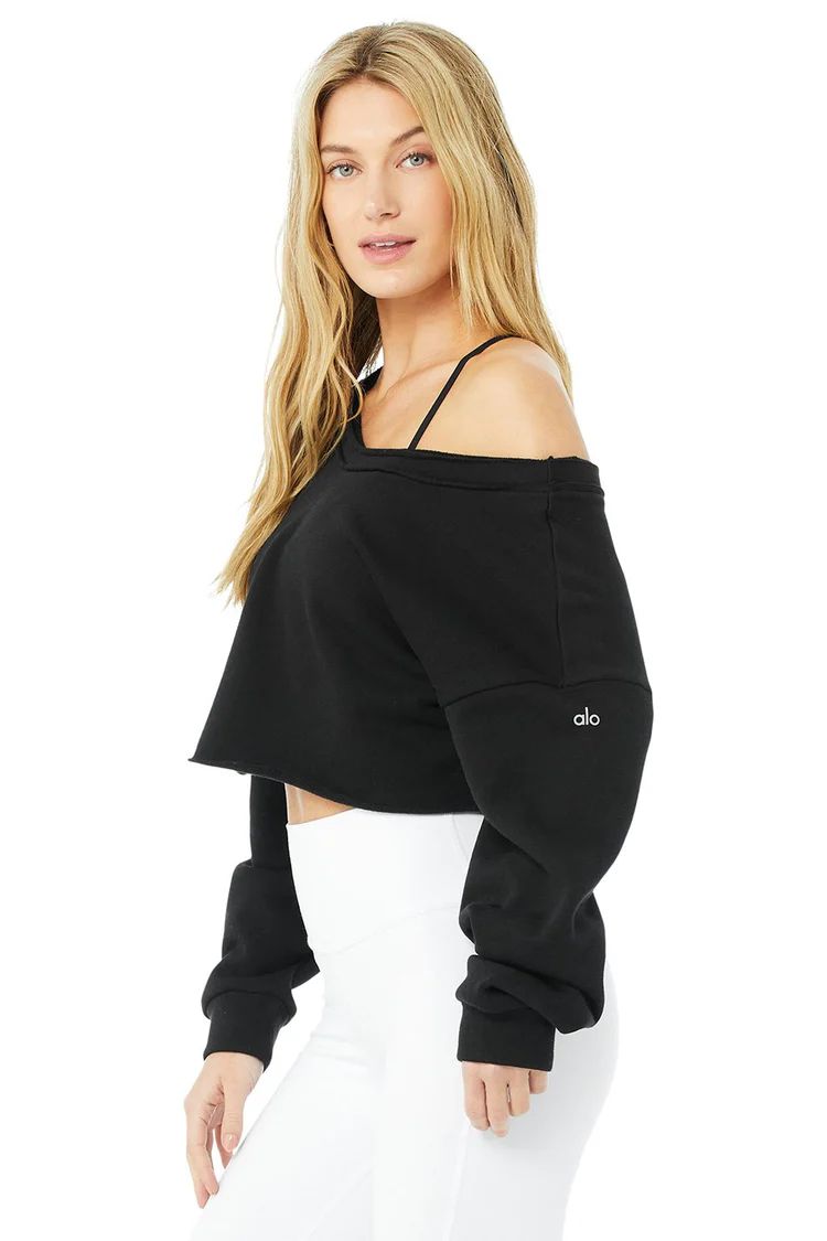 Prima Off-The-Shoulder Pullover | Alo Yoga