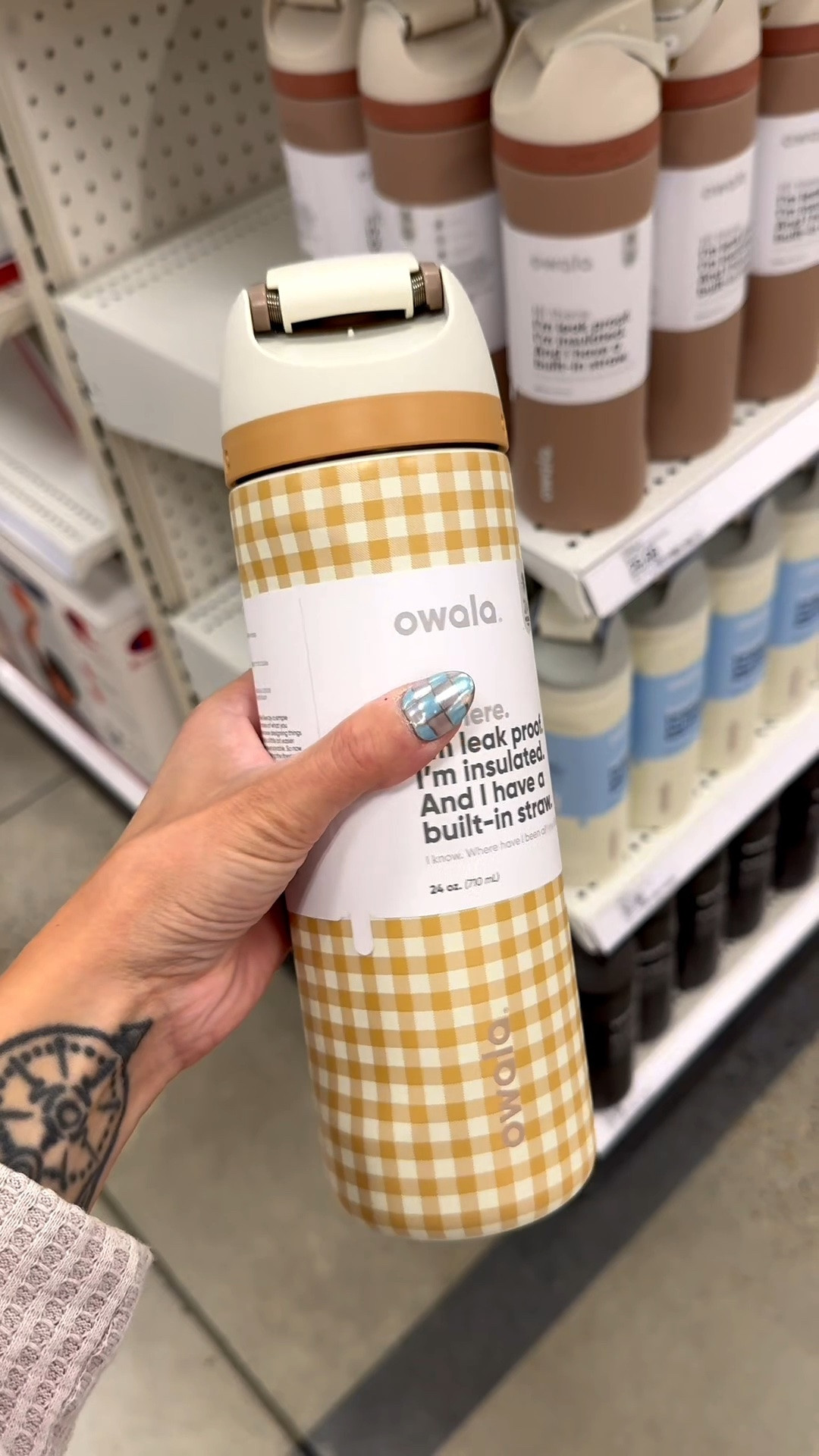 NEW Owala fall colors at Target 🍂🤎

Target just dropped the cutest new fall gingham Owala colors and I have a feeling these are going to sell out QUICK 👀

#Owala #OwalaFreeSip #TargetFinds #TargetFallFinds #NewAtTarget #TargetStyle #TargetMustHaves #FallFinds #Fall2026 #Gingham

Owala, Owala FreeSip, Target Owala, Owala fall colors, Owala fall 2026, Target fall finds, Target finds, new at Target, fall finds, fall favorites, water bottle, gingham, back to school

#LTKSeasonal