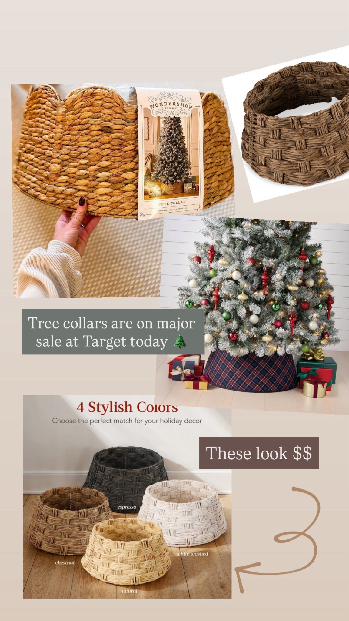 Major sale on tree collars today at Target! 

#LTKFindsUnder50 #LTKHoliday #LTKHome