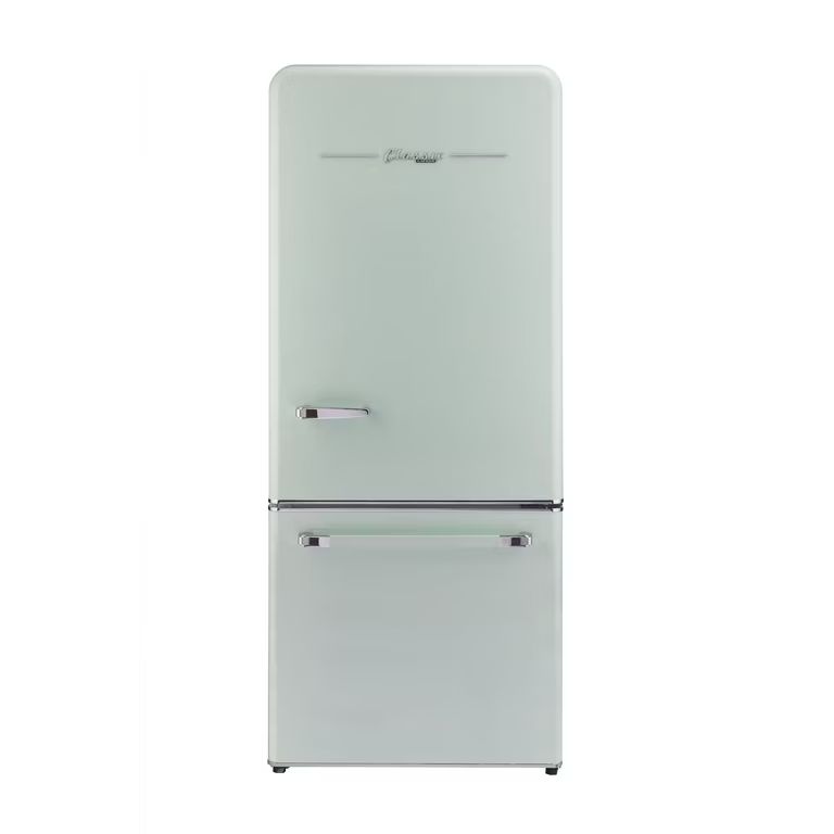 Unique Classic Retro 30" Frost Free 17.7 cu/ft Counter-Depth Bottom Freezer Refrigerator, ENERGY ... | Walmart (US)