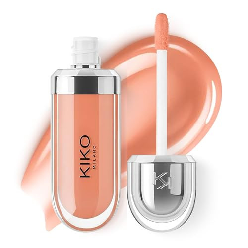 KIKO Milano 3D Hydra Lip Gloss – High Shine, Hydrating, Plumping, Non-Sticky, Moisturizing Lip Makeup – 08 Natural Rosewood – 6.5ml | Amazon (US)