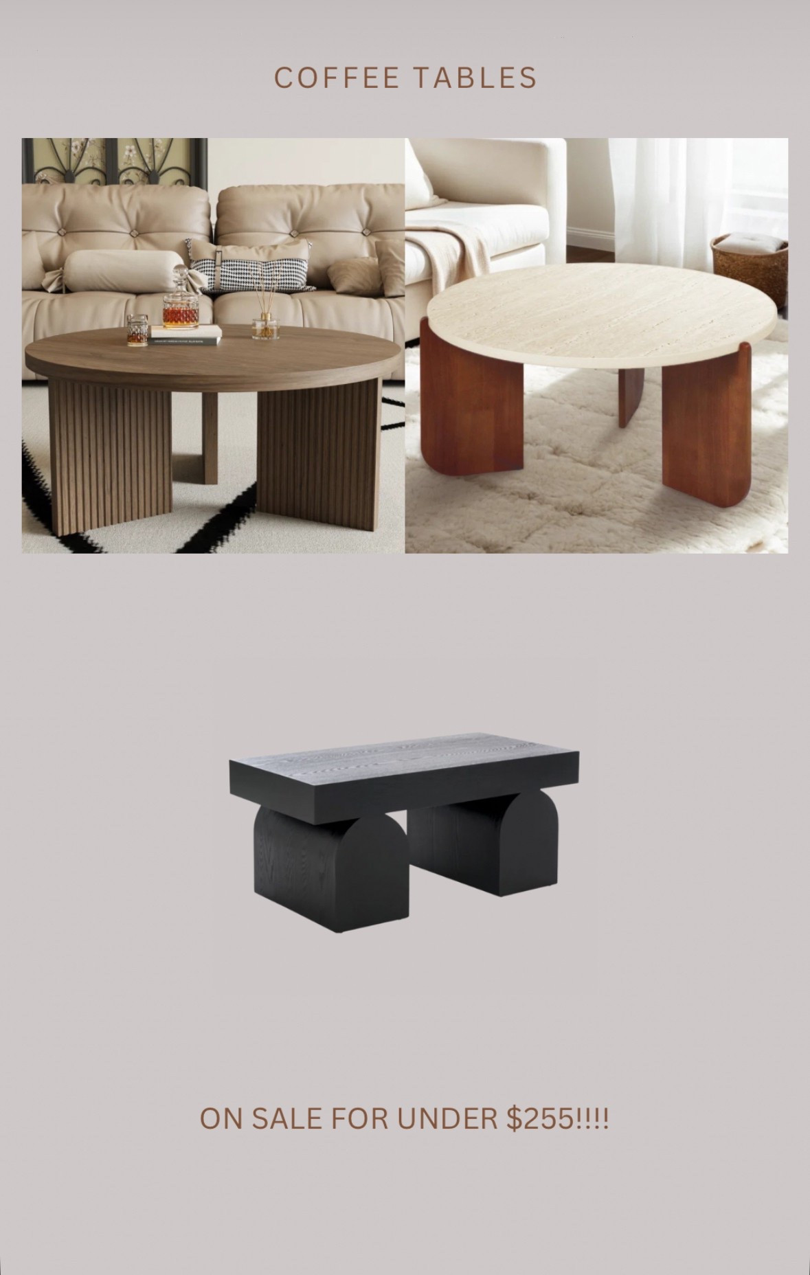 @wayfair Way Day!!!!! Sharing some awesome coffee tables 😍🙌🏻 Items up to 80% off & free shipping! Get ready for Wayfair’s biggest sale of the year starting 4/26-4/28! #wayfair #wayfairpartner #WayDay

#LTKHome #LTKSaleAlert #LTKStyleTip