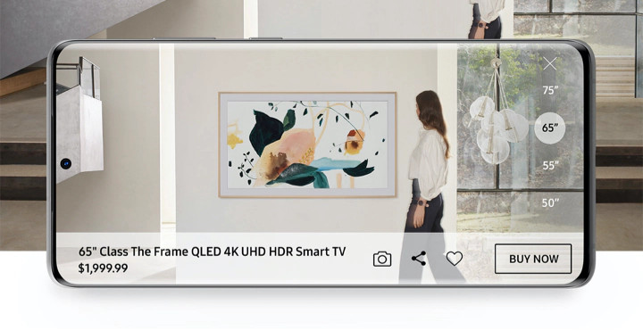 55” Class The Frame QLED 4K Smart TV (2021) | Samsung