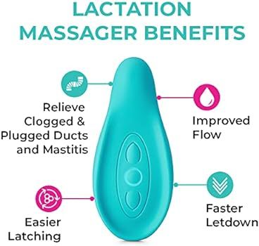 LaVie Lactation Massager for Breastfeeding, Nursing, Pumping, Support for Clogged Ducts, Mastitis... | Amazon (US)