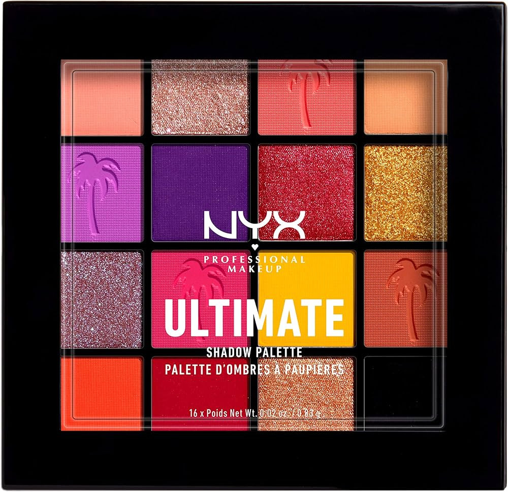 NYX PROFESSIONAL MAKEUP Ultimate Shadow Palette, Eyeshadow Palette - Festival Edition | Amazon (US)