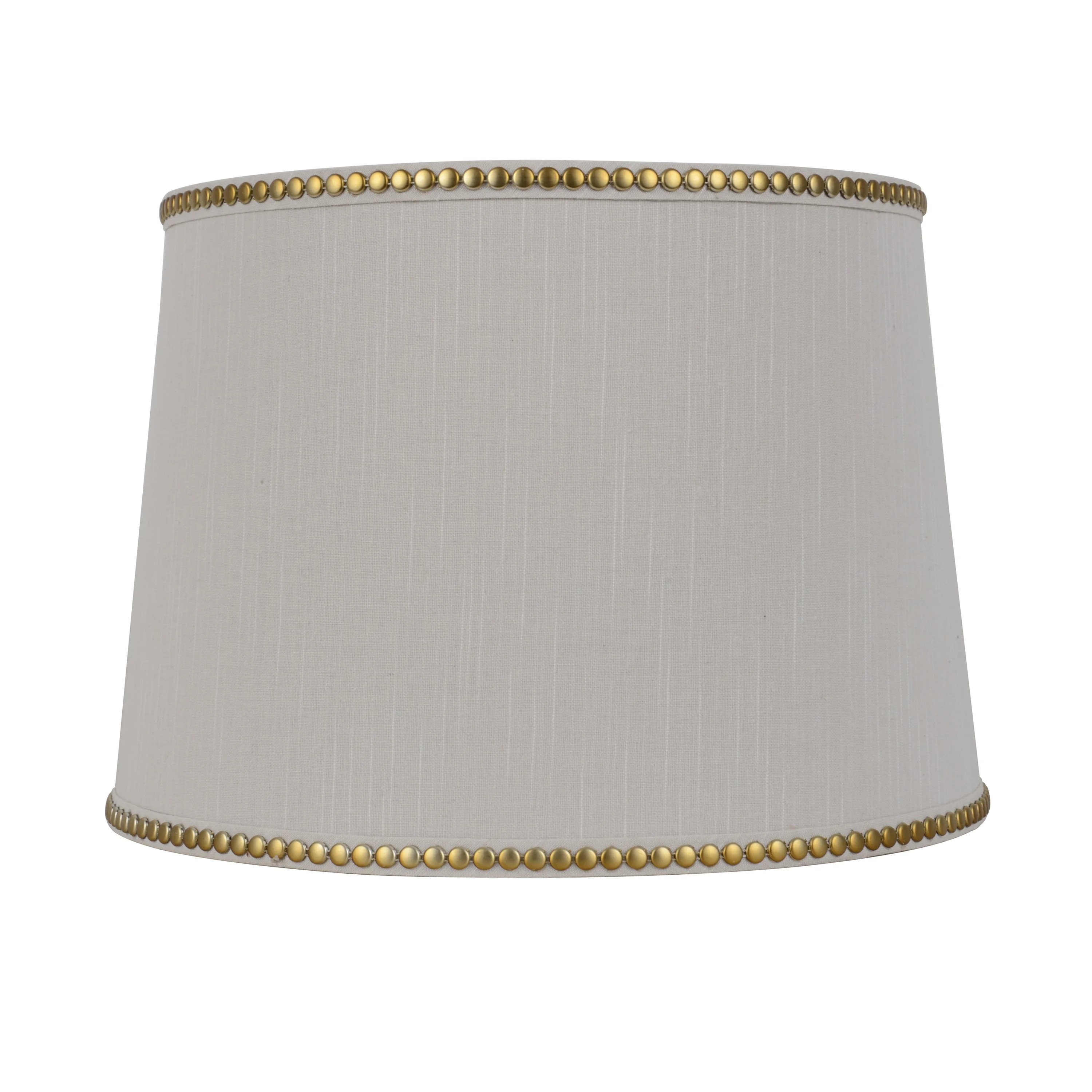 Better Homes & Gardens Studded Tapered Drum Shade, Beige | Walmart (US)