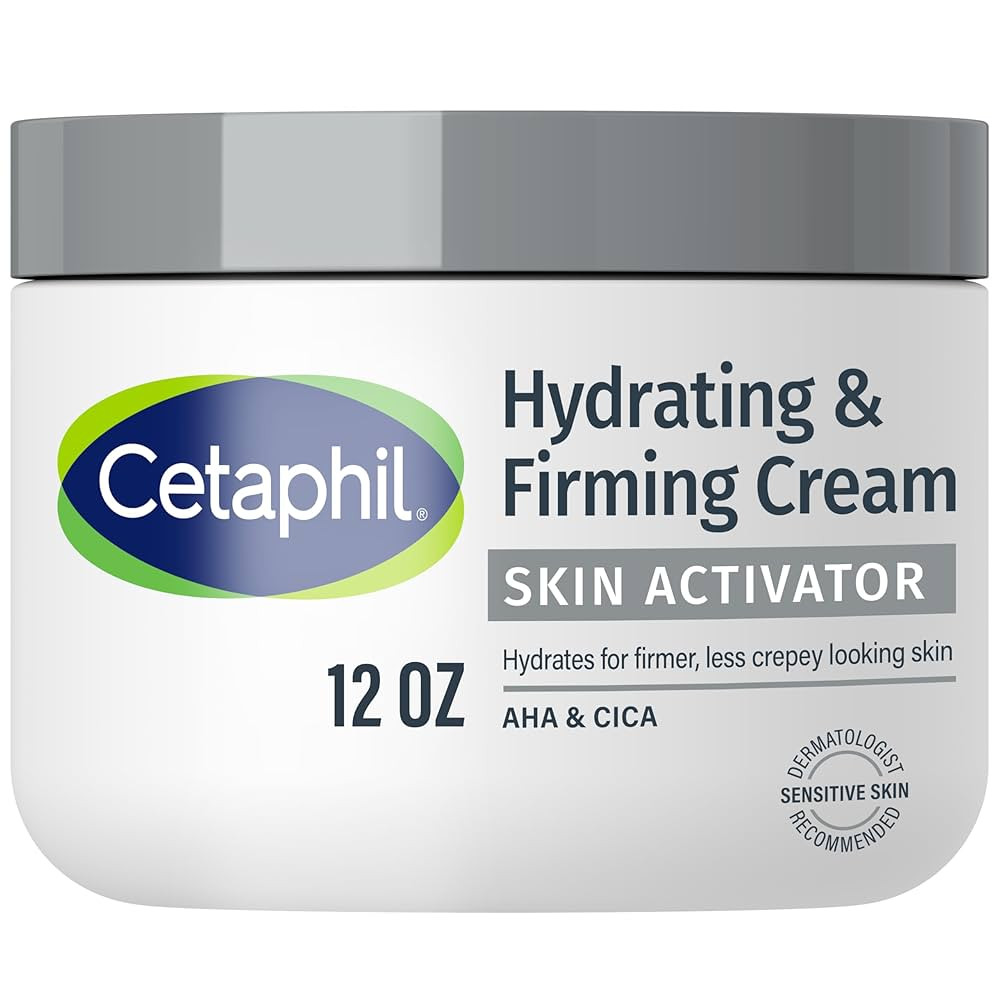 Cetaphil Skin Activator Hydrating & Firming Body Cream 12oz, Mandelic Acid (AHA) and Centella Asi... | Amazon (US)