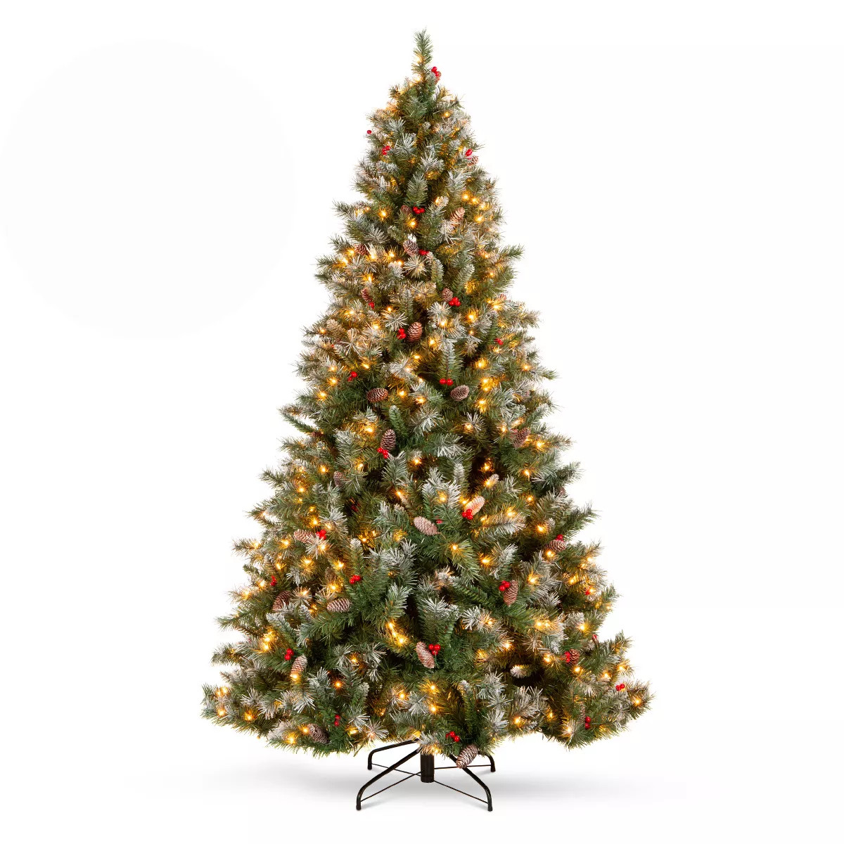 Best Choice Products Pre-Lit Pre-Decorated Holiday Christmas Tree w/ Flocked Tips, Base | Target
