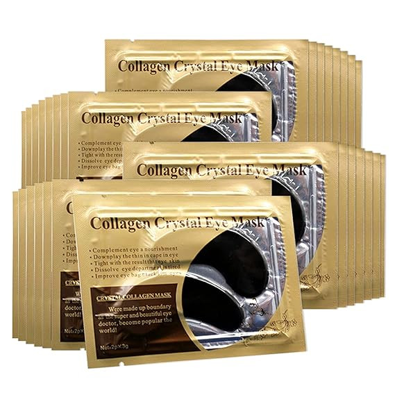 Permotary 30 Pairs Gel Collagen Eye Pads,Crystal Collagen Under Eye Mask for Moisturizing,Reducin... | Amazon (US)
