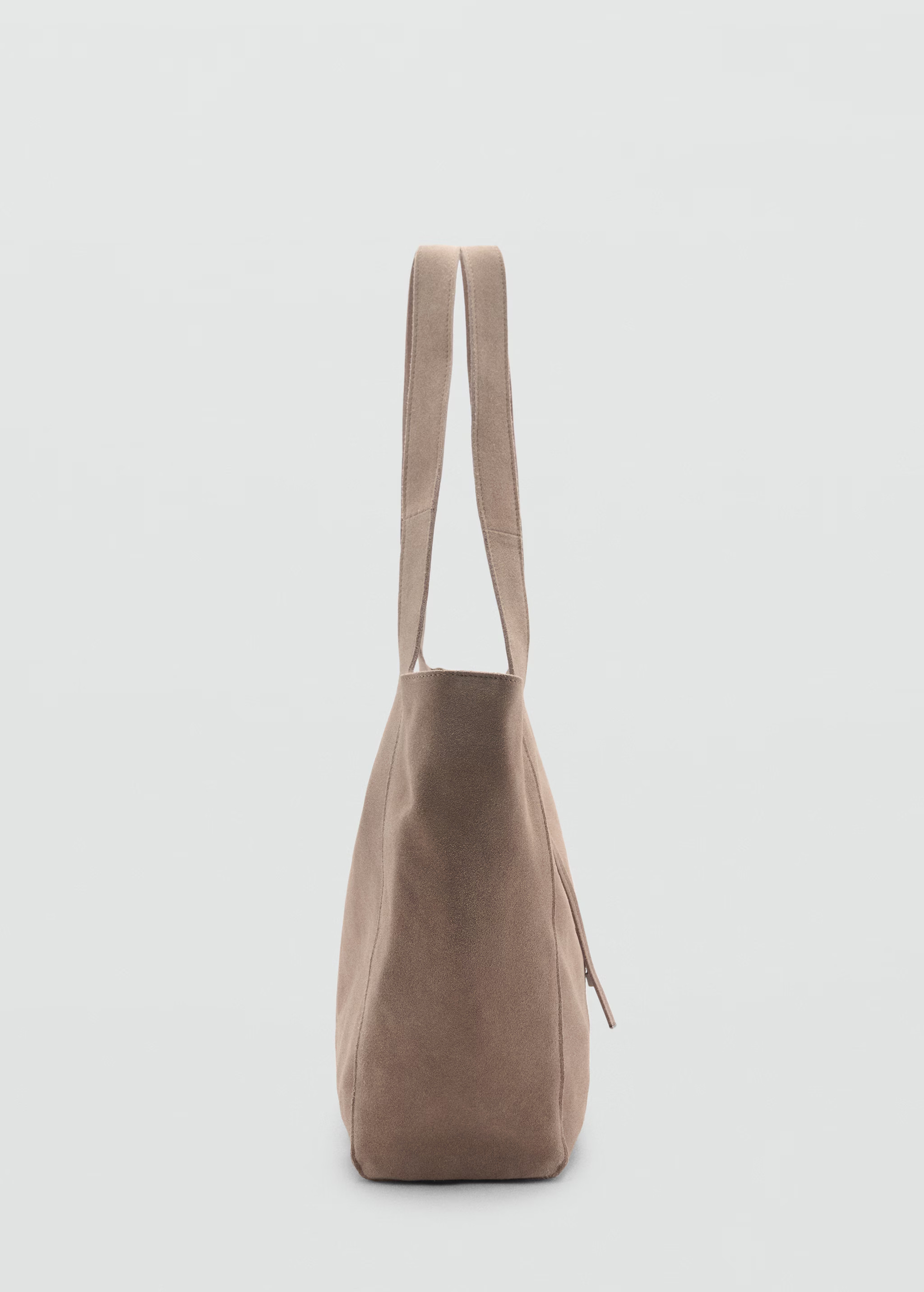Leather shopper bag - Women | MANGO USA | Mango (US/MX/AU)