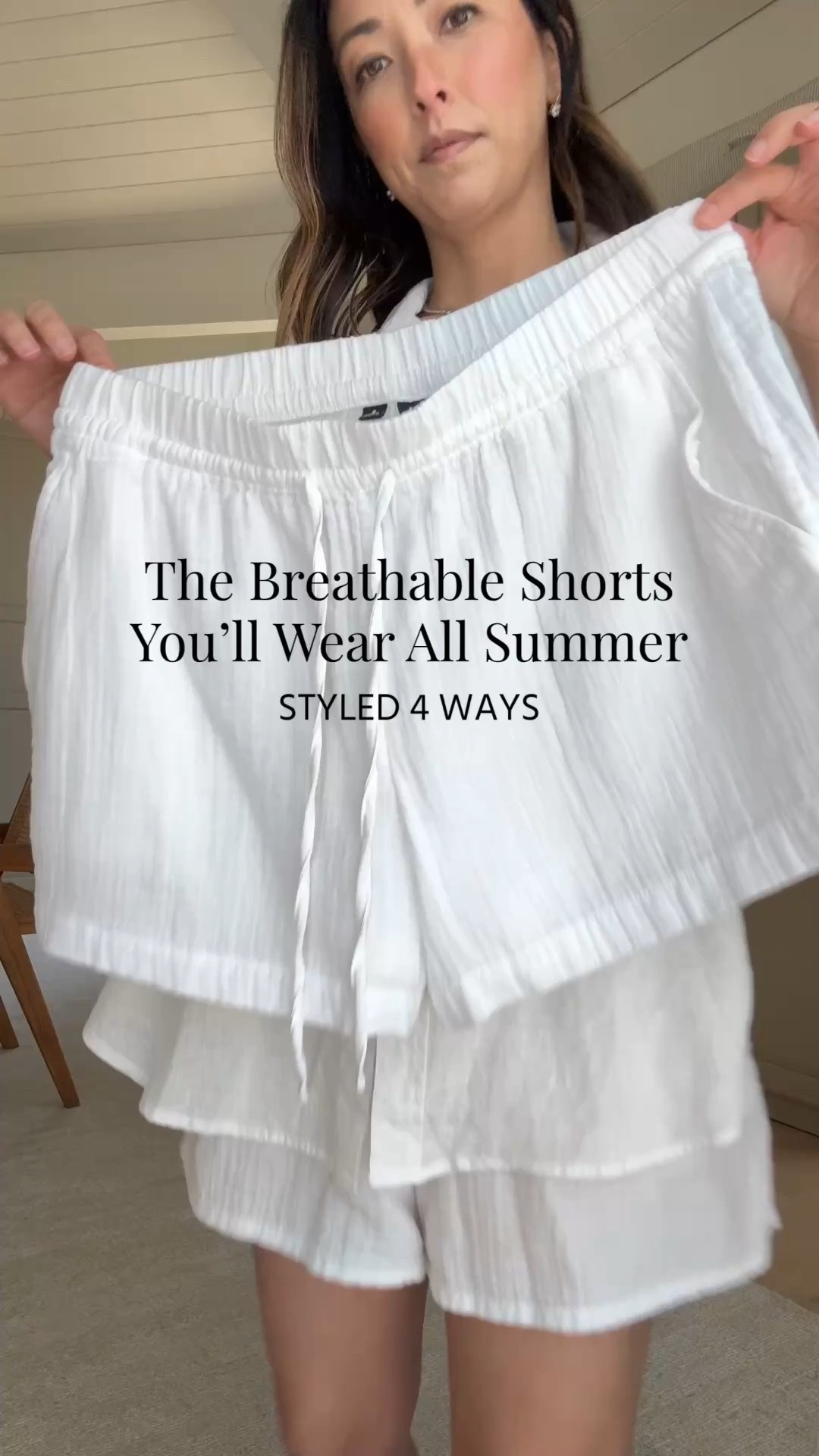 The summer shorts you'll live in. Lightweight, comfortable, so easy to style. And they’re included in Gap's Summer Sale - 50% off select shorts, tees, and swim from 6/23-7/2. @gap #howyouweargap #gappartner

Gauze shorts regular small
Linen shirt petite small
Gauze tank regular small
Poplin big shirt petite xs
Polo sweatshirt small - I could size down to xs

#LTKPetite