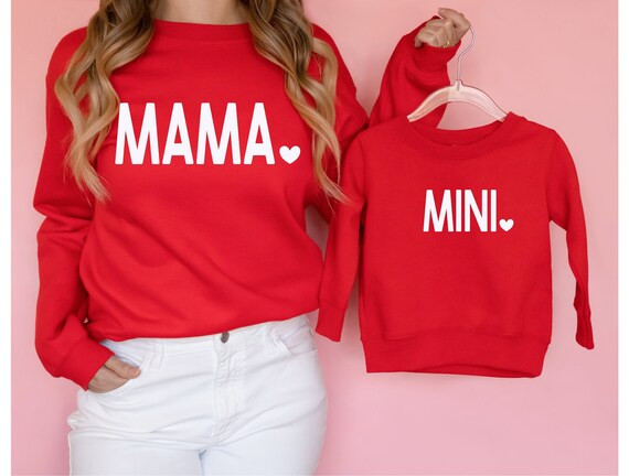 Matching Mommy and Me Valentine Day Shirts Mama Valentine | Etsy | Etsy (US)