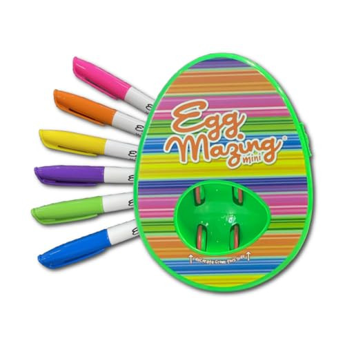 EggMazing Easter Egg Mini Decorator Kit Arts and Crafts Set - Includes Egg Decorating Spinner and... | Amazon (US)