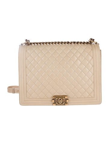 Chanel Large Quilted Boy Bag | The Real Real, Inc.