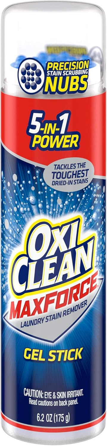 OxiClean Max Force Gel Stain Remover Stick, 6.2 Oz, Pack of 2 | Amazon (US)
