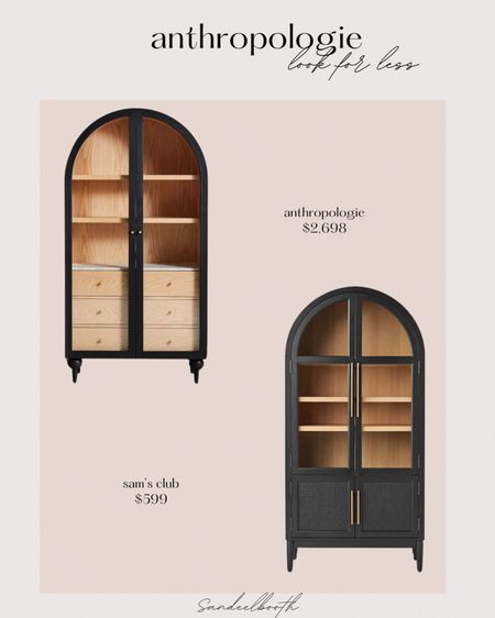 Nearly identical arched wooden cabinets but significantly different price points ✨

#LTKHome