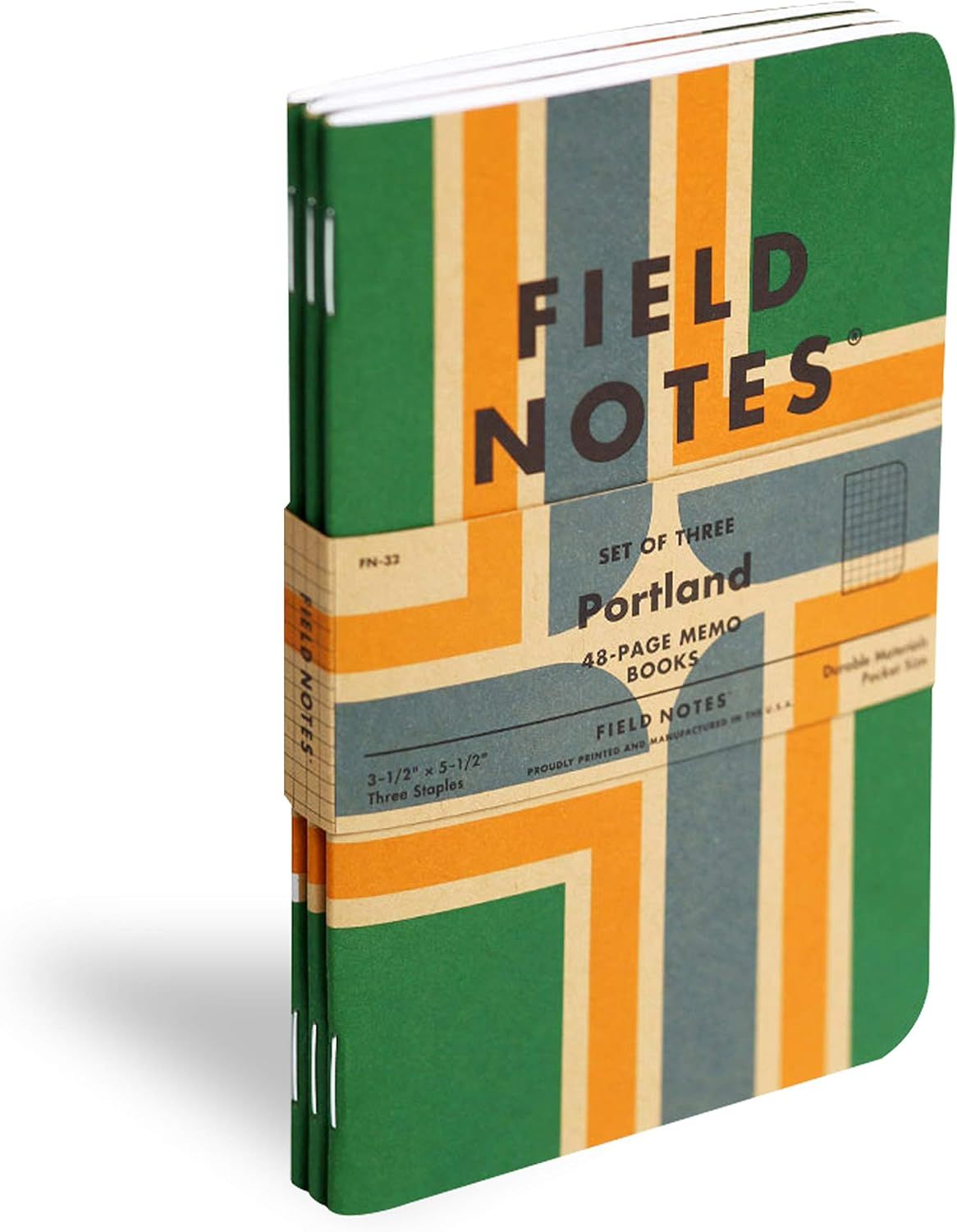 Field Notes: Portland, Oregon 3-Pack - Graph Paper - 48 Pages - 3.5" x 5.5" | Amazon (US)