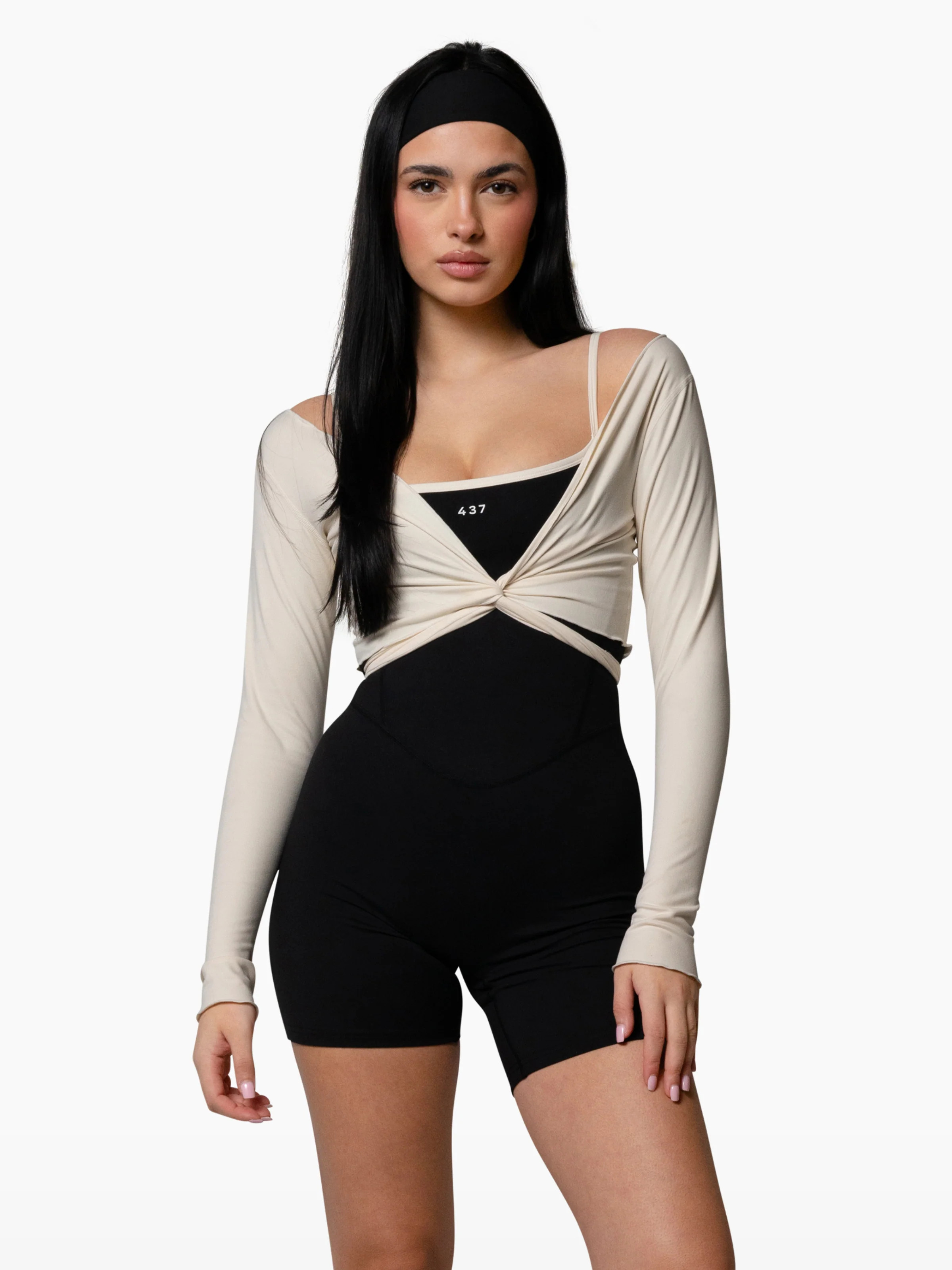 The Wrap Top / Crème | 437